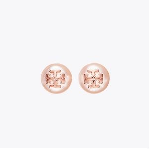 Tory Burch Pink Pearl Earrings